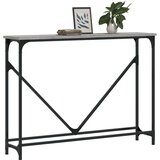  Konzolni stol siva boja hrasta 102x22 5x75 cm konstruirano drvo | shoptok.hr
