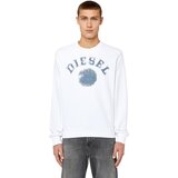 Diesel Sweatshirt - S-GINN-K30 SWEAT-SHIRT white Cijene