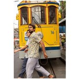 Otherwise Leela Shirt - Yellow/Blue Plava | shoptok.hr