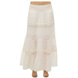 Superdry bela maxi suknja