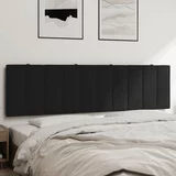 Jastuk za uzglavlje crni 180 cm baršunasti