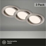  Briloner 7116-432 - Komplet od 3 LED kupatilskih svetala FLAT IN LED/9W/230V IP23 | Eponuda.com