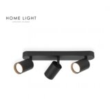 HOME LIGHT TALIA 83 spot lampa 3xGU10 crna Cene