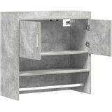  Polica na zidu Zidna montaža Betonska siva 80 x 36 x 80 cm | Shoptok.si