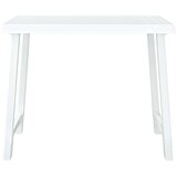 vidaXL Miza za kampiranje bela 79x56x64 PP lesen videz | Shoptok.si