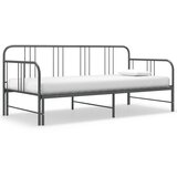 The Living Store Izvlečni posteljni okvir siv iz kovine 90x200 cm - Posteljni Okvir, (21524181) | Shoptok.si