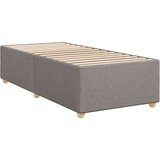  Krevet s oprugama i madracem smeđesivi 90x200 cm od tkanine | shoptok.hr
