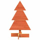  Drveno ukrasno božićno drvce voštano smeđi 60 cm od borovine | shoptok.hr