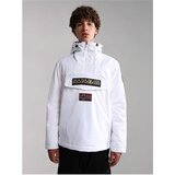 Napapijri White Men's Waterproof Anorak Hooded - Men | Shoptok.si