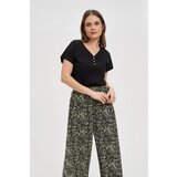 Marisse Black Cotton Button-Up Blouse Cijene
