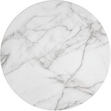 CosmoLiving by Cosmopolitan Bela/zlata okrogla klubska mizica v marmornem dekorju ø 79 cm Gwyneth – | Shoptok.si