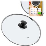 KADAX Stekleni pokrov 30 cm Univerzalni toplotno odporni pokrov za lonce in ponev, (5000355962) | Shoptok.si