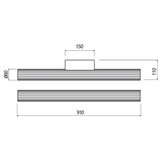  Redo 01-2592 - LED osvetljenje za kupatilsko ogledalo RIGAL LED/18W/230V IP44 hrom/bela | Eponuda.com