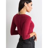 BASIC Feel Good Blouse-RV-BZ-4690.28-burgundy | ePonuda.com