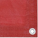 Balkonski zastor crveni 75 x 300 cm HDPE | shoptok.hr
