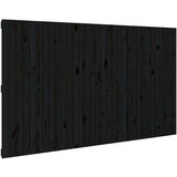  Zidno uzglavlje crni 204x3x110 cm od masivne borovine | shoptok.hr