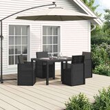  Komplet za jedilnico v vrtu z blazino 5 pcs Antracit PP, (5000301210) | Shoptok.si