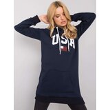RUE PARIS Sweatshirt-RV-BL-6676.67-navy blue | Shoptok.si