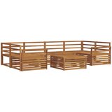  Set vanjskih sofa 7 kom. Prirodna Čvrsto drvo akacije | shoptok.hr