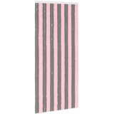 vidaXL Zavjesa protiv insekata Chenille Srebrno siva i ružičasta - Srebrno siva i ružičasta (dvostripa) 100 x 220 cm | shoptok.hr
