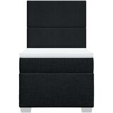  Box spring krevet s madracem crni 90x190 cm od tkanine | shoptok.hr