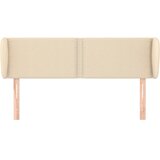  Uzglavlje s ušima krem 147x23x78/88 cm od tkanine | shoptok.hr