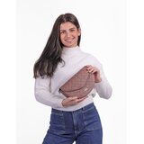 Vuch Torba Tricia Intrecciato Dusty Pink, 15 x 24 cm Slike