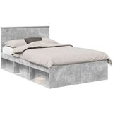  Konstrukcija postelje z vzglavjem Betonsko siva 135 x 190 cm, (5000103645) | Shoptok.si
