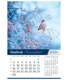  KALENDAR &amp;quot;VRTOVI 2026&amp;quot; 13 LISTOVA, SPIRALA Slike