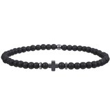 IZMAEL Narukvica ST-33387 Cross - Crna/Mat | shoptok.hr