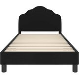  za djecu s uzglavljem Crna 90 x 200 cm Baršun | shoptok.hr