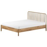Vipack Bračni krevet od punog hrasta bez podnice 160x200 cm u prirodnoj boji Olive Spindle – | shoptok.hr