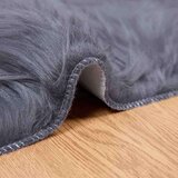  Lažni Ovčji Tepih Antracit 200 x 200 cm Poliester | shoptok.hr