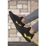 Riccon Black Yellow Unisex Sneakers 00122044 cene