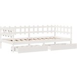vidaXL Dnevni krevet s ladicama bez madraca 80x200 cm masivno drvo | shoptok.hr