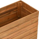 In posuda za sadnju 100x40x72 cm od reciklirane tikovine i čelika | shoptok.hr