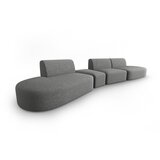 Milo Casa Siva sedežna garnitura iz šenilje levi kot 428 cm Paolo – | Shoptok.si