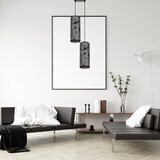  Visilica na sajli AVALO 2xE27/60W/230V prečnik 20 cm siva/crna | Eponuda.com
