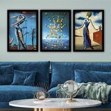 Wallity Set uramljenih slika 3SC_UN24751, 3 Dela | ePonuda.com