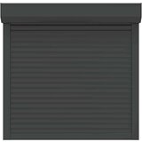 vidaXL Rolete iz aluminija 100x100 cm antracitne | Shoptok.si