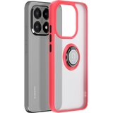 AVIZAR Ovitek za Xiaomi 15T z obročastim stojalom in magnetnim pritrdilom, Rdeča, (5000190302) | Shoptok.si
