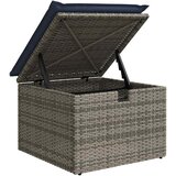  4-dijelni set vrtnih sofa od poliratana s jastucima sivi | shoptok.hr
