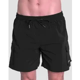 Men‘s Swim Cargo Shorts Black