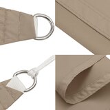  Jedro protiv sunca od tkanine trokutasto 3 x 4 x 4 m smeđe-sivo | shoptok.hr