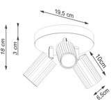  Brilagi - LED spot svetiljka CRESTO 3xGU10/10W/230V zelena | Eponuda.com