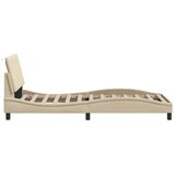  Okvir za krevet bez madraca Hanko krem 90x190cm od tkanine | shoptok.hr