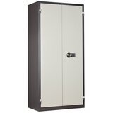 Valberg Vatrostalni ormar BM 1993 EL, 195x93x52 cm, Sivo-beli | Eponuda.com