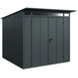EcoStar Spremište Elegant-P Tip 2 (Vanjska širina uklj. krovni prevjes: 247,9 cm, Vanjska dubina uklj. krovni prevjes: 283,4 cm, Antracit, Dvostruka vrata) | shoptok.hr