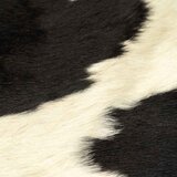  Tepih od prave kravlje kože 150 x 170 cm crno-bijeli | shoptok.hr
