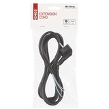  Priključna vrvica PVC 3×0,75mm črna 3M | Shoptok.si
